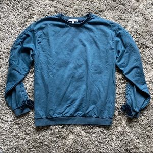 American Eagle Rouched-Sleeve Crewneck